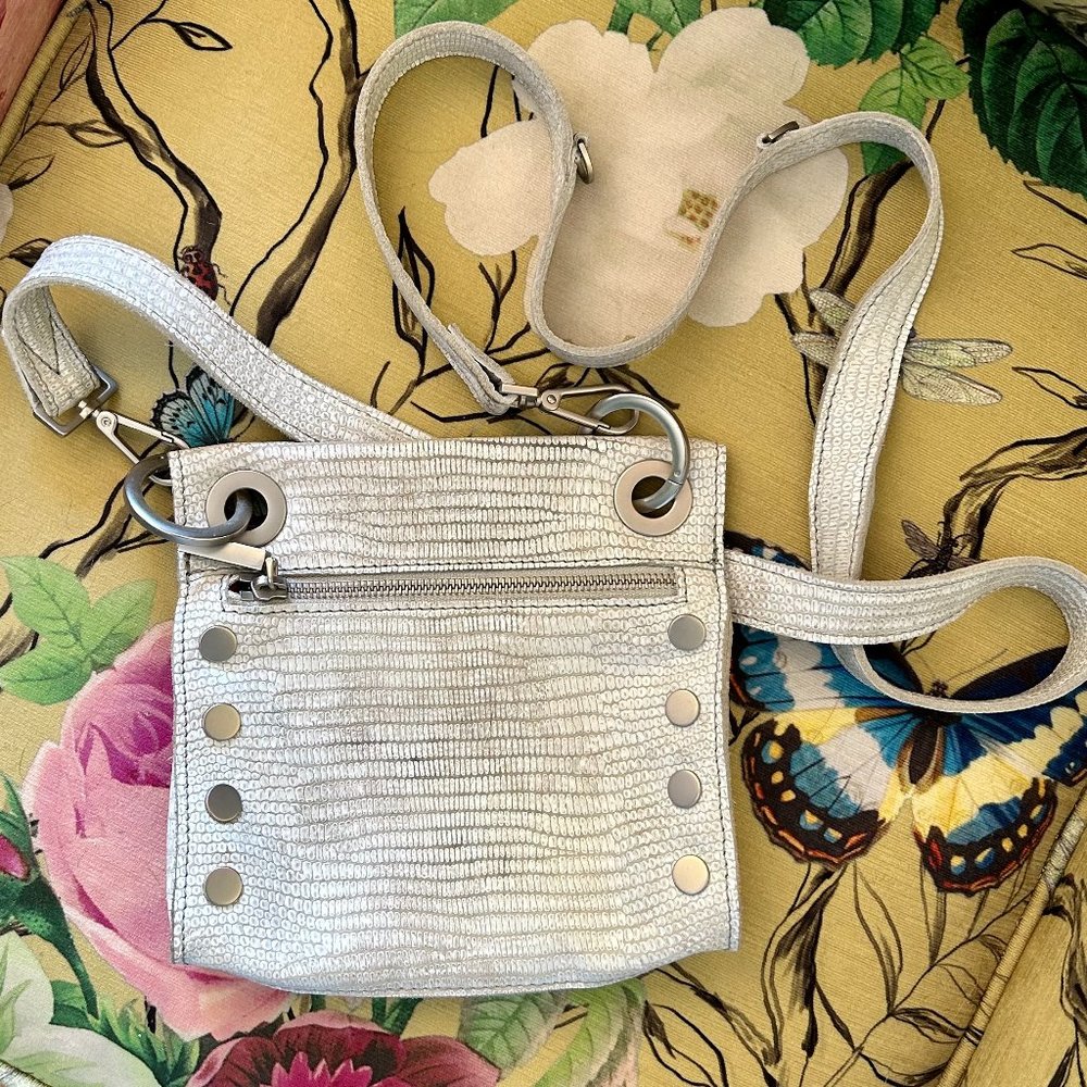 Hammitt Tony Small Crossbody Bag Mist Tejus/Brushed Silver